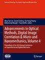 Cover: Advancements in Optical Methods, Digital Image Correlation & Micro-and Nanomechanics, Volume 4 - Springer