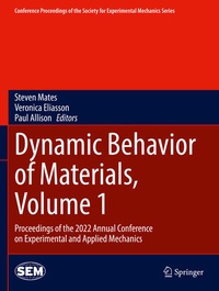 Enlarge image Cover: Dynamic Behavior of Materials, Volume 1 - Springer