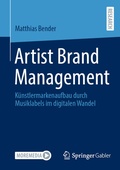 Cover: Artist Brand Management - Springer Gabler