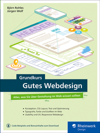 Abbildung von: Grundkurs Gutes Webdesign - Rheinwerk
