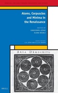 Cover: Atoms, Corpuscles and Minima in the Renaissance - Brill