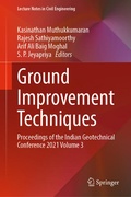Cover: Ground Improvement Techniques - Springer