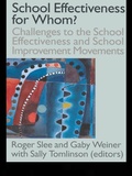 Cover: School Effectiveness for Whom? - Routledge