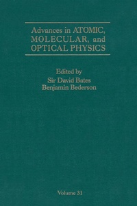 Enlarge image Cover: Advances in Atomic, Molecular, and Optical Physics - Academic Press