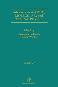 Enlarge image Cover: Advances in Atomic, Molecular, and Optical Physics - Academic Press