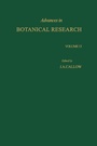 Cover: Advances in Botanical Research - Academic Press