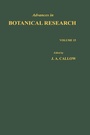 Cover: Advances in Botanical Research - Academic Press