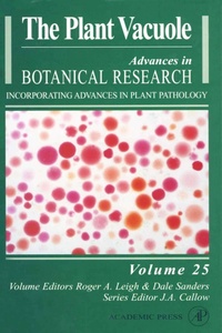 Enlarge image Cover: The Plant Vacuole - Academic Press