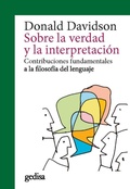 Bild: Sobre la verdad y la interpretaci&oacute;n : contribuciones fundamentales a la filosof&iacute;a del lenguaje - Gedisa