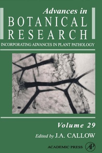 Enlarge image Cover: Advances in Botanical Research - Academic Press