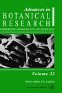 Cover: Advances in Botanical Research: Volume 22 - Academic Press