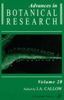 Cover: Advances in Botanical Research: Volume 28 - Academic Press