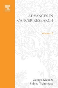 Enlarge image Cover: Advances in Cancer Research - Academic Press