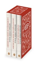 Cover: Sherlock Holmes : Estudio en escarlata ; Las aventuras de Sherlock Holmes ; Las memorias de Sherlock Homes - Penguin Clasicos
