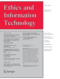Bild vergrößern Bild: Ethics and Information Technology - Springer