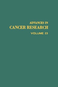 Enlarge image Cover: Advances in Cancer Research - Academic Press