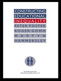 Cover: Constructing Educational Inequality - Routledge