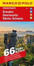 Abbildung von: MARCO POLO Freizeitkarte 24 Dresden, Oberlausitz, Sächsische Schweiz 1:100.000 - MARCO POLO ein Imprint von MAIRDUMONT