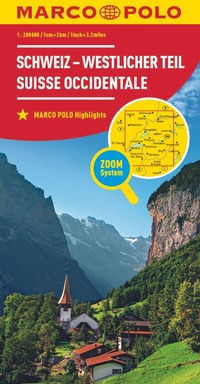 Abbildung von: MARCO POLO Regionalkarte Schweiz 01 Westlicher Teil 1:200.000 - MARCO POLO ein Imprint von MAIRDUMONT