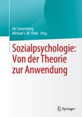 Cover: Sozialpsychologie: Von der Theorie zur Anwendung - Springer