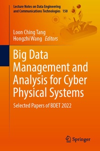 Enlarge image Cover: Big Data Management and Analysis for Cyber Physical Systems - Springer