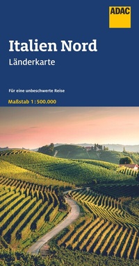 Abbildung von: ADAC Länderkarte Italien Nord 1:500.000 - ADAC Kartografie ein Imprint von MAIRDUMONT