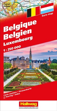 Abbildung von: Hallwag Strassenkarte Belgien 1:250.000 - Hallwag Kümmerly+Frey