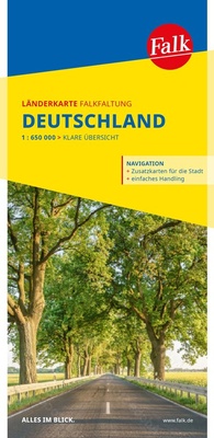 Abbildung von: Falk Länderkarte Falkfaltung Deutschland 1:650.000 - Falk ein Imprint von MAIRDUMONT