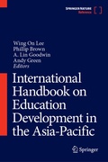 Cover: International Handbook on Education Development in the Asia-Pacific - Springer