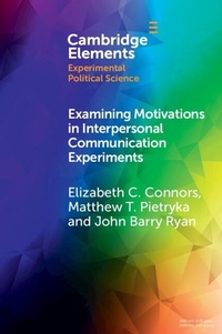 Enlarge image Cover: Examining Motivations in Interpersonal Communication Experiments - Cambridge University Press