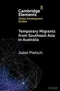 Cover: Temporary Migrants from Southeast Asia in Australia - Cambridge University Press
