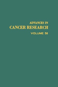 Enlarge image Cover: Advances in Cancer Research - Academic Press