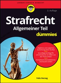 Abbildung von: Strafrecht Allgemeiner Teil für Dummies - Wiley-VCH
