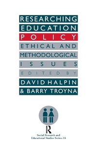 Enlarge image Cover: Researching education policy - Routledge