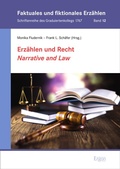 Cover: Erz&auml;hlen und Recht / Narrative and Law - Ergon