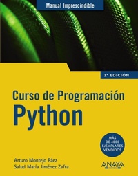 Enlarge image Cover: Curso de programación Python - Anaya Multimedia