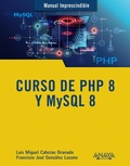 Cover: Curso de PHP 8 y MySQL 8 - Anaya Multimedia