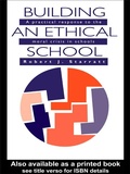 Cover: Building An Ethical School - Routledge