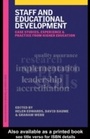 Cover: Staff and Educational Development - Routledge