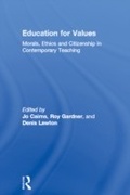 Cover: Education for Values - Routledge