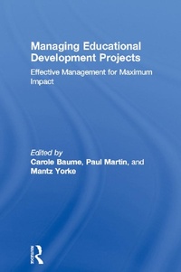 Enlarge image Cover: Managing Educational Development Projects - Routledge