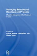 Cover: Managing Educational Development Projects - Routledge