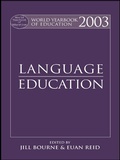 Cover: World Yearbook of Education 2003 - Routledge