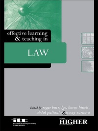 Enlarge image Cover: Effective Learning and Teaching in Law - Routledge