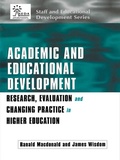 Cover: Academic and Educational Development - Routledge