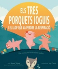 Cover: Els tres porquets ioguis i el llop que va perdre la respiraci&oacute; - EDICIONES OBELISCO