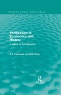 Cover: Verification in Economics and History - Routledge