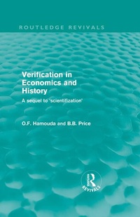 Enlarge image Cover: Verification in Economics and History - Routledge
