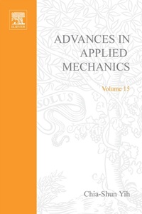 Enlarge image Cover: Advances in Applied Mechanics - Academic Press