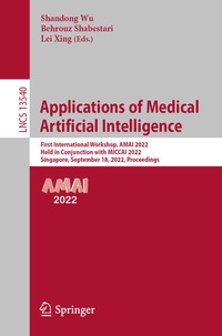 Enlarge image Cover: Applications of Medical Artificial Intelligence - Springer